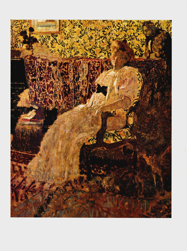 1968 Vintage Print Plate Edouard Vuillard Painting Misia and Thadee Natanson