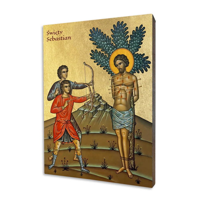 Saint Sebastian Icon