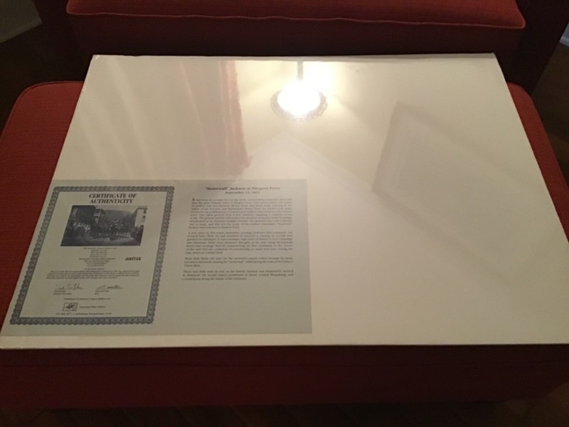 Mort Kunstler - “ Stonewall “ at Harpers Ferry - Shrink Wrapped with COA gallery