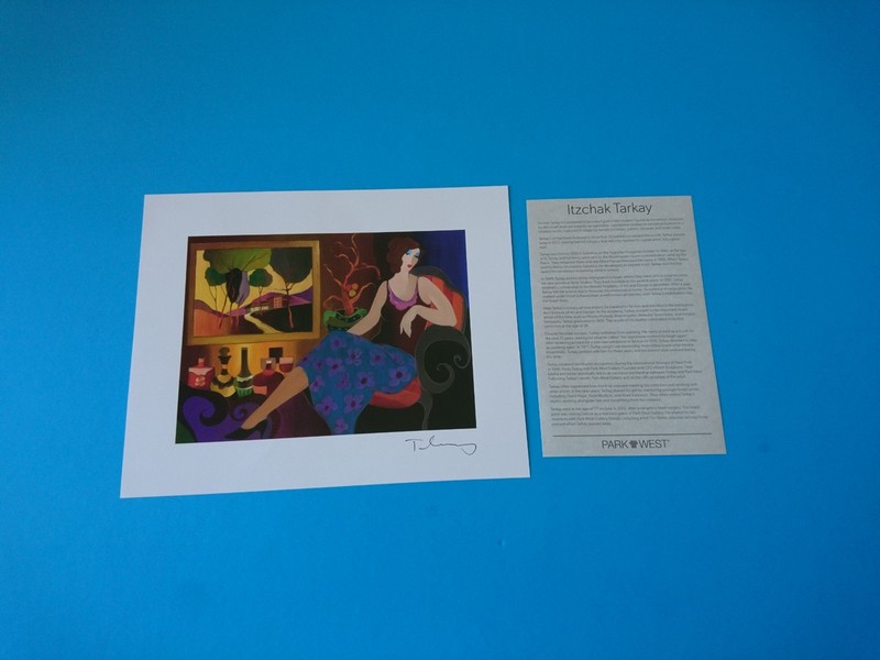 ITZCHAK TURKAY "SIMPLE ELEGANCE #15" 2024 Lithograph Park West Gallery with COA gallery