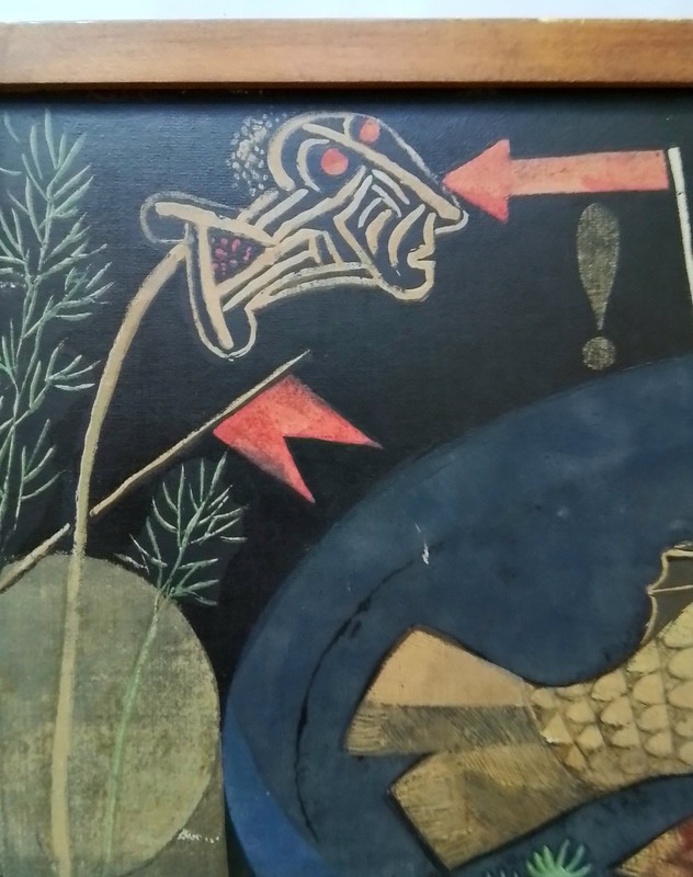 VINTAGE PAUL KLEE SERIGRAPH~"AROUND THE FISH"-LOOK ! gallery