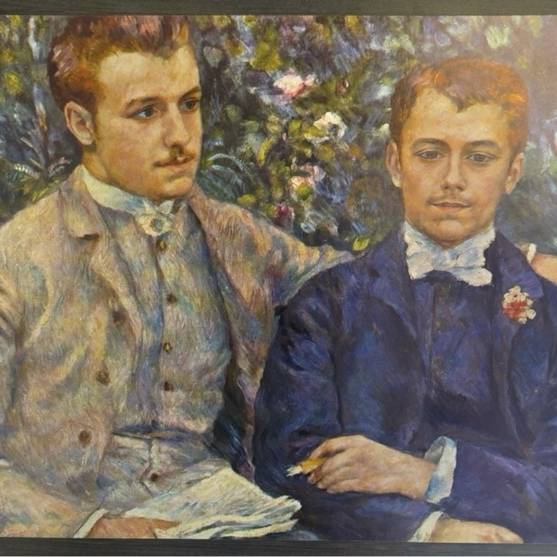 CHARLES AND GEORGES DURAND-RUEL 1882 Artist Pierre-Auguste Renoir Fine Art Print gallery