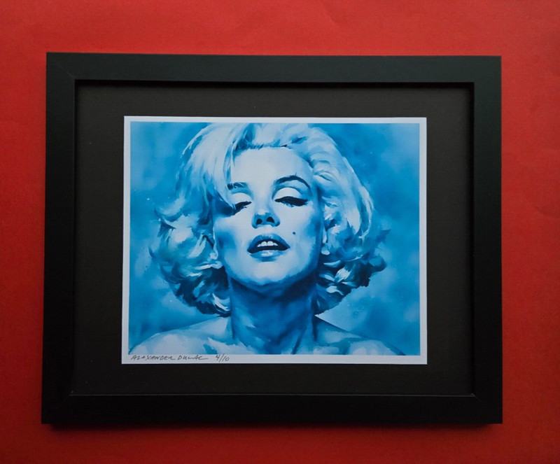 🔥ALEXANDER DULAC | MARILYN MONROE Hand Signed Authentic Print Edition of 10 COA