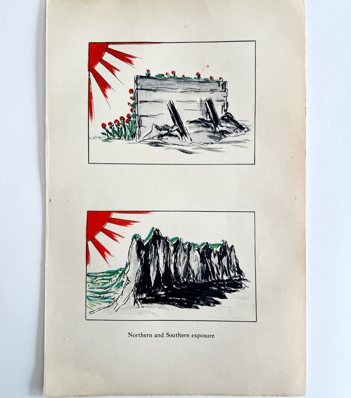 1932 Sun Exposure Van Loon Interpretive Art Print Lithograph History Antique gallery