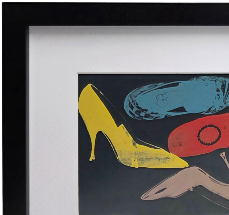 ANDY WARHOL Diamond Dust Shoes Framed Pop Art Contemporary Modern Art Print gallery