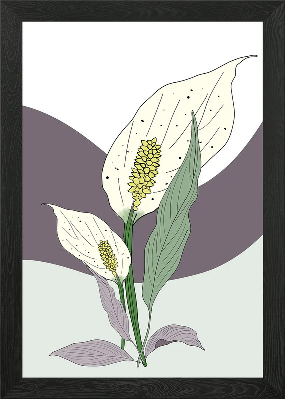 Plants garden Framed Wall Art Poster Canvas Print Picture