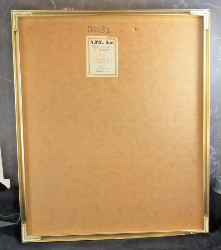 Vintage 1966 Salvador Dali "Lady and the Unicorn" Framed Etching 15 1/4" X 18" gallery