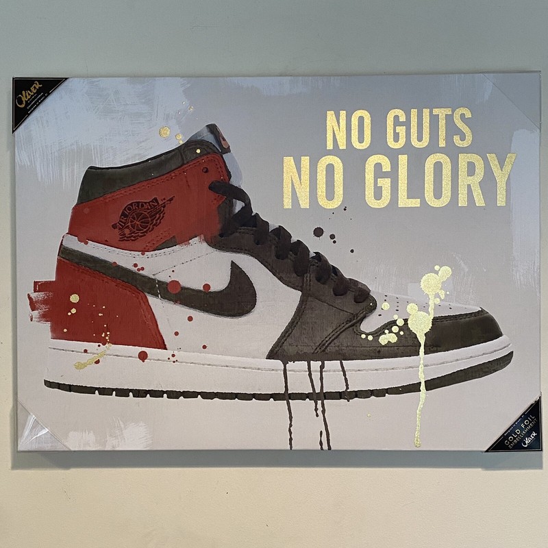Air Jordan 1 Oliver Gal Canvas Wall Art Sneaker Head Basketball 28×20 NBA Bulls