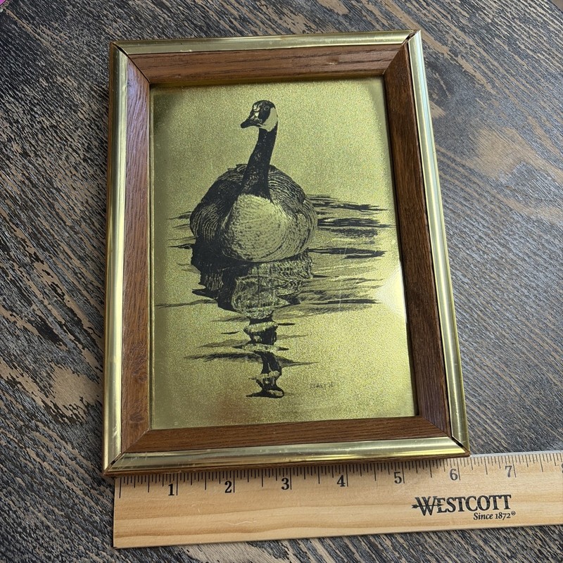 VTG 1974 Peggy Bang Wildlife Gold Foil Etching gallery