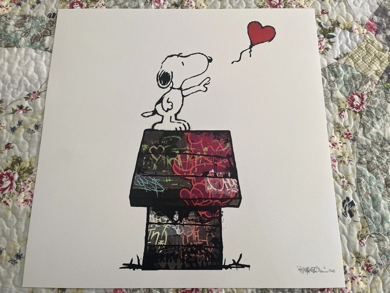 Kenny Random ‘Hard To Let It Go’ Limited Giclee Print on 320 Gsm Paper 50x50cm