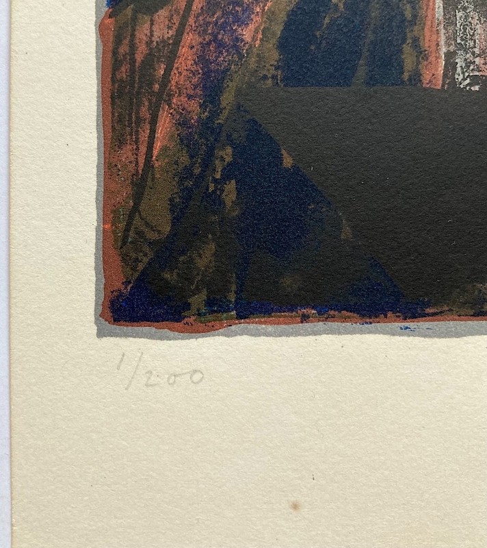 Original Vintage Graphic MAX TRUNINGER - DIALOGUE OF TWO - SIGNED - ART - 1980s gallery