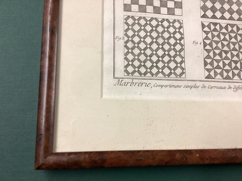 18th Century Engraving Marble Cutting, Designs Architect Robert Benard gallery
