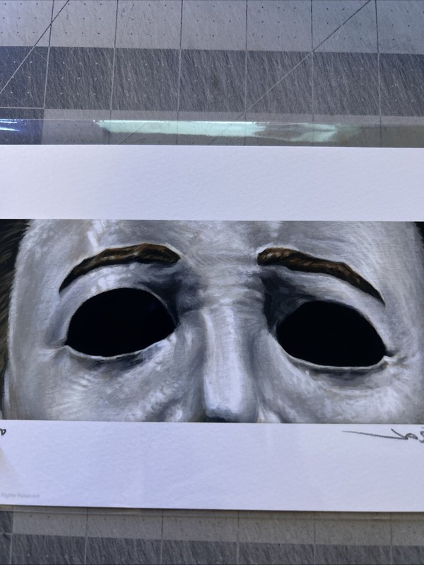 SET Jason Edmiston Art Prints Halloween Michael Myers Eyes Without A Face EWAF gallery