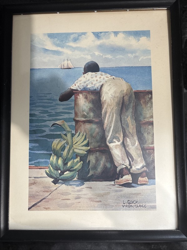 Virgin Islands Print By L Gluck