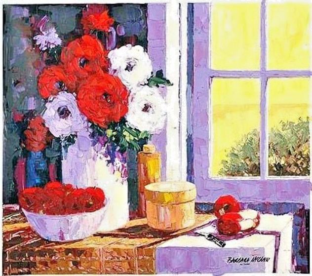 "Morning Light" by Barbara McCann Ltd Ed Signed Hand Embellished Canvas