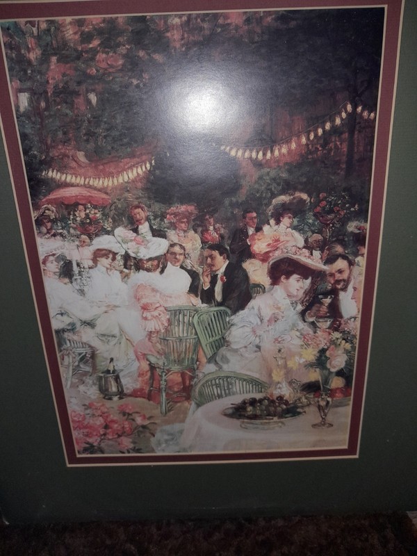 Pair of Vintage Framed Belle Époque Prints by Pierre-Georges Jeanniot (Ritz…