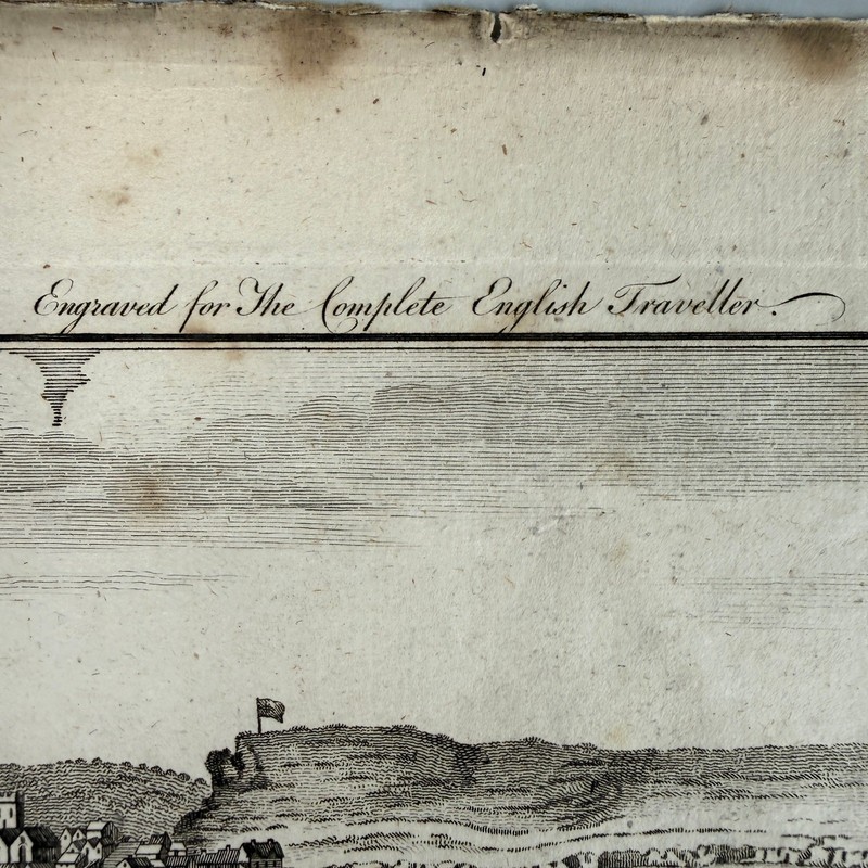 Antique c1790 St Hilary Jersey Copperplate Engraving Laid Paper Maritime View gallery