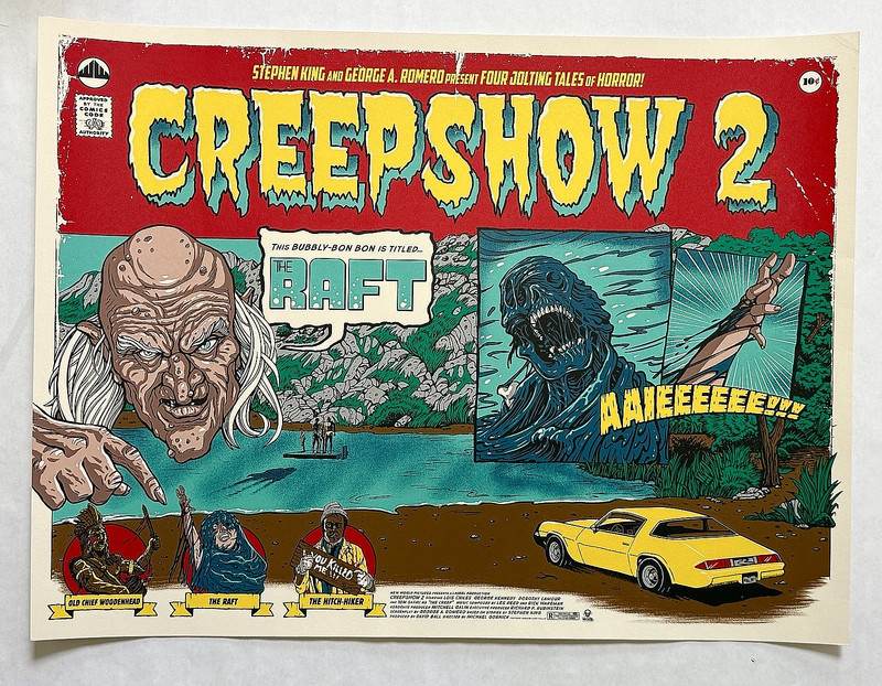 Gary Pullin Creepshow 2 Poster Waxwork Records Subscriber Exclusive 18×24 OOP