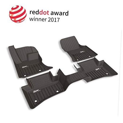  Floor Mats Compatible for Jaguar F-pace 2017-2021 Black