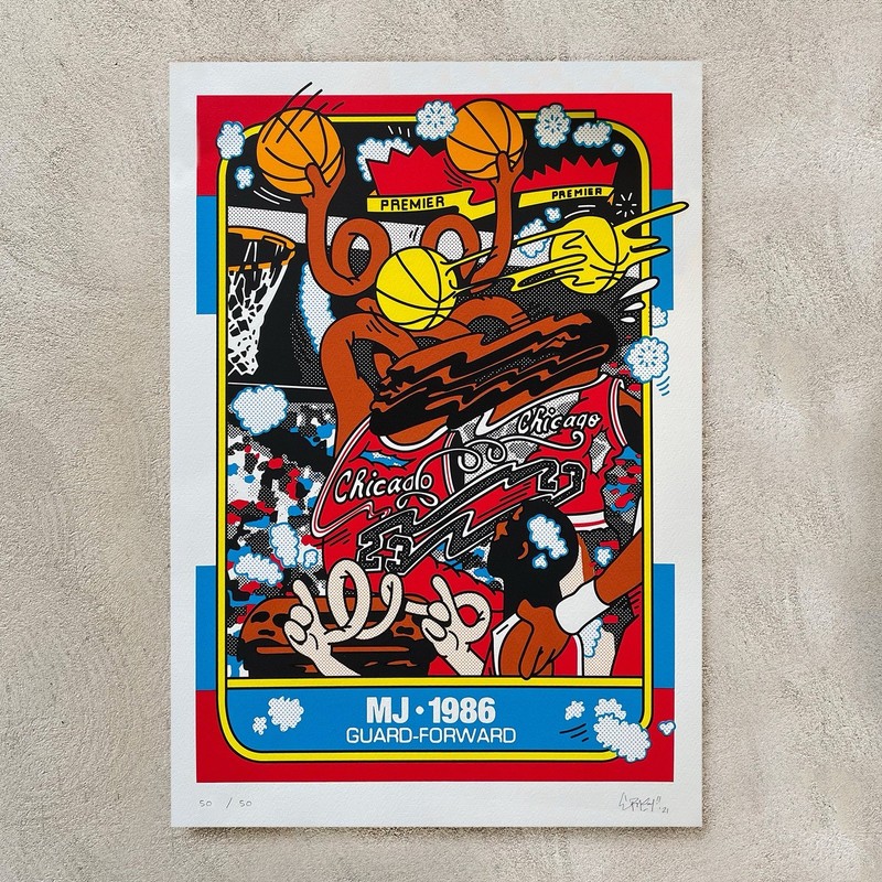Ermsy MJ Screen Print AP X/50