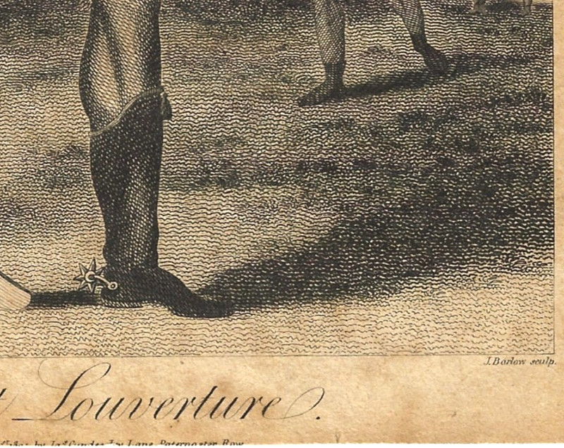 Rare Antique 1805 Engraving~Toussaint Louverture~Haiti Slave Revolt~by J. Barlow gallery