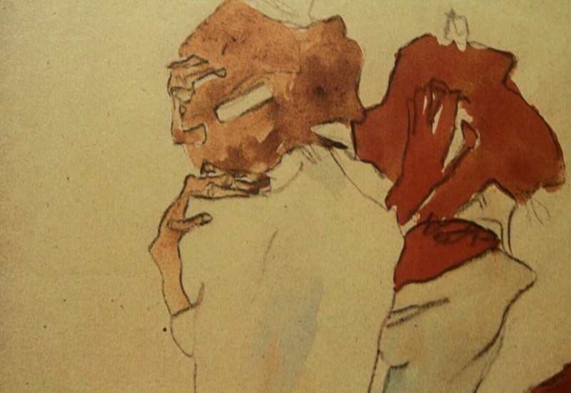 Egon Schiele Three Nudes From Behind Signed Lithograph 70 x 50 cm Ltd 191/200 gallery
