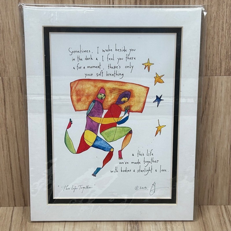 Brian Andreas Story People Matted Art Print This Life Together 2013
