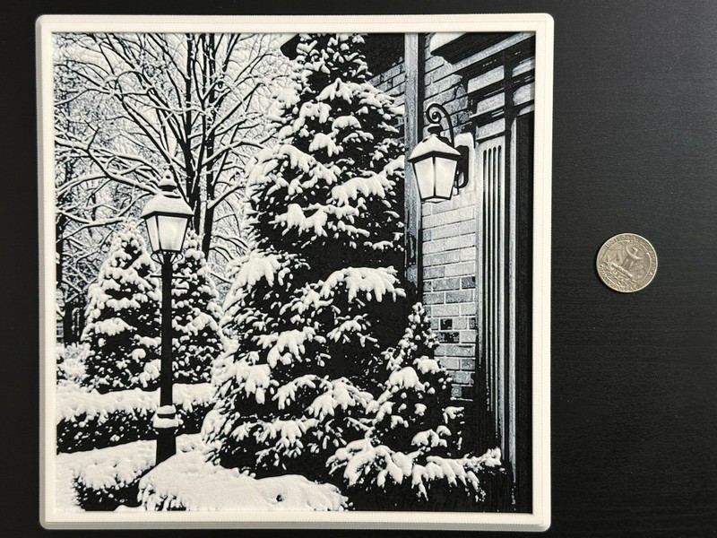 Coming Home For Christmas 3d Image – Wall Hanger Frame Included
