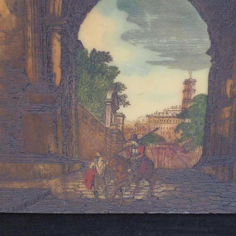 Arch of Titus Vintage Large Artini Engraving #404 19x24 gallery