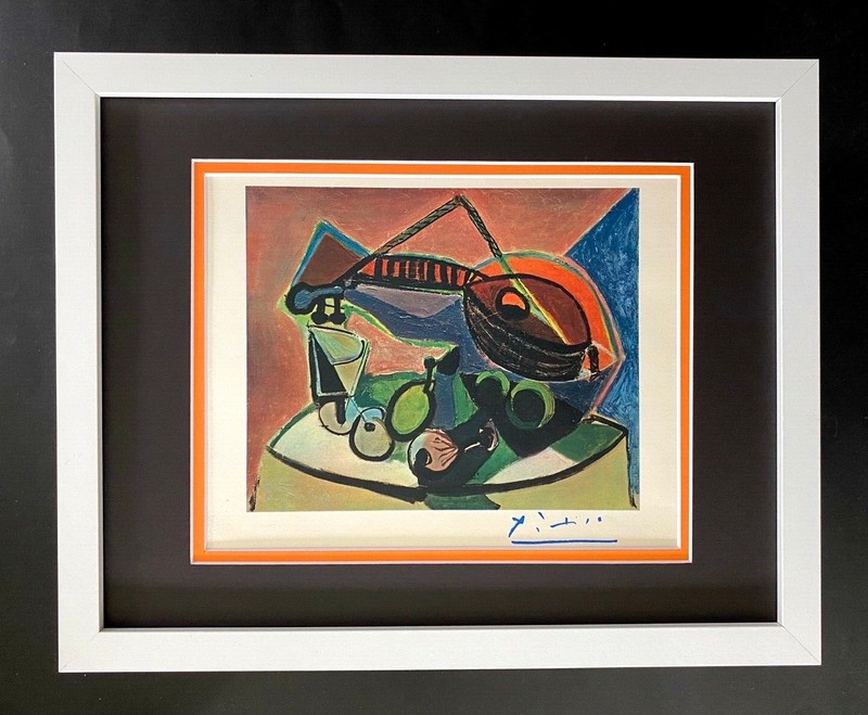 PABLO PICASSO 1948 BEAUTIFUL SIGNED PRINT MATTED 11 X 14 + LIST $995