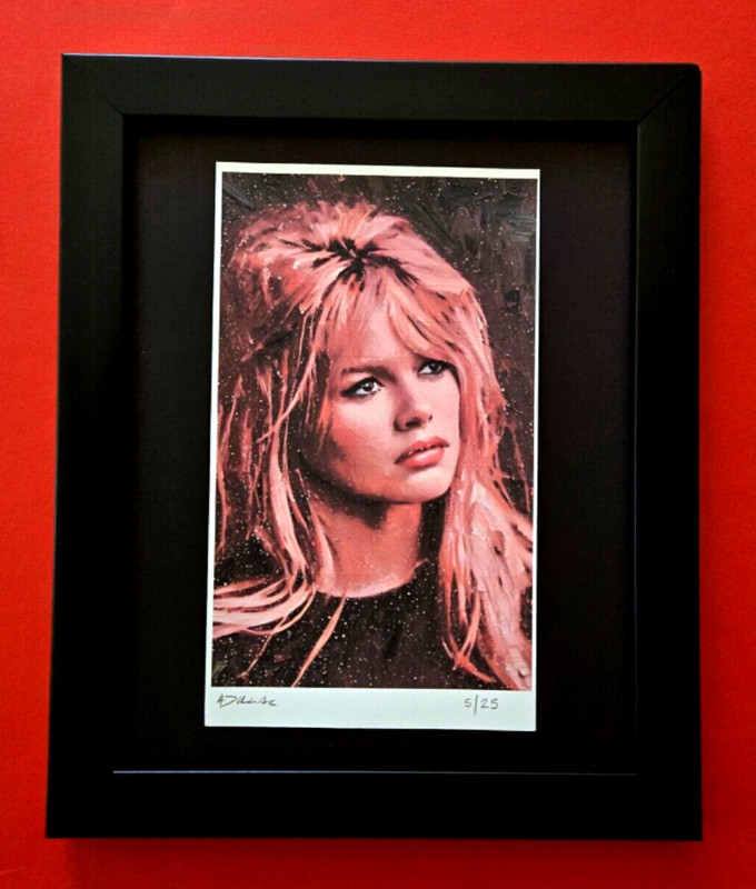 💎ALEXANDER DULAC | BRIGITTE BARDOT Hand Signed Authentic Edition of 25 COA