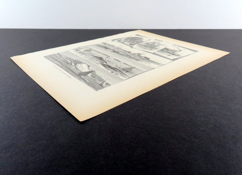 Eastern Long Island Antique 1872 Engraving – Sag Harbor, Orient, and Plum Island gallery