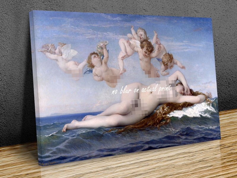 The Birth of Venus Alexandre Cabanel canvas print art wall framed or print only