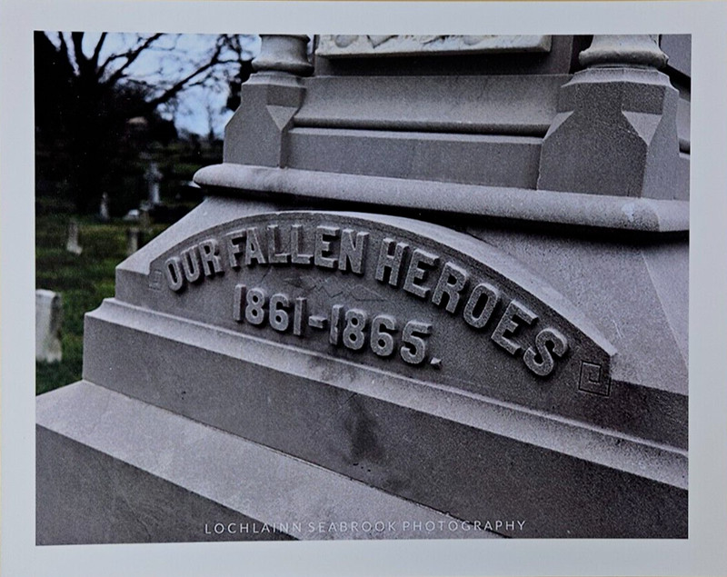 Our Fallen Heroes 8 x 10 Hi-res Cemetary Photographic Print Lochlainn Seabrook
