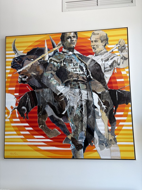 Joe Testa-Secca Commissioned One of a kind Oil. 48" x 50"
