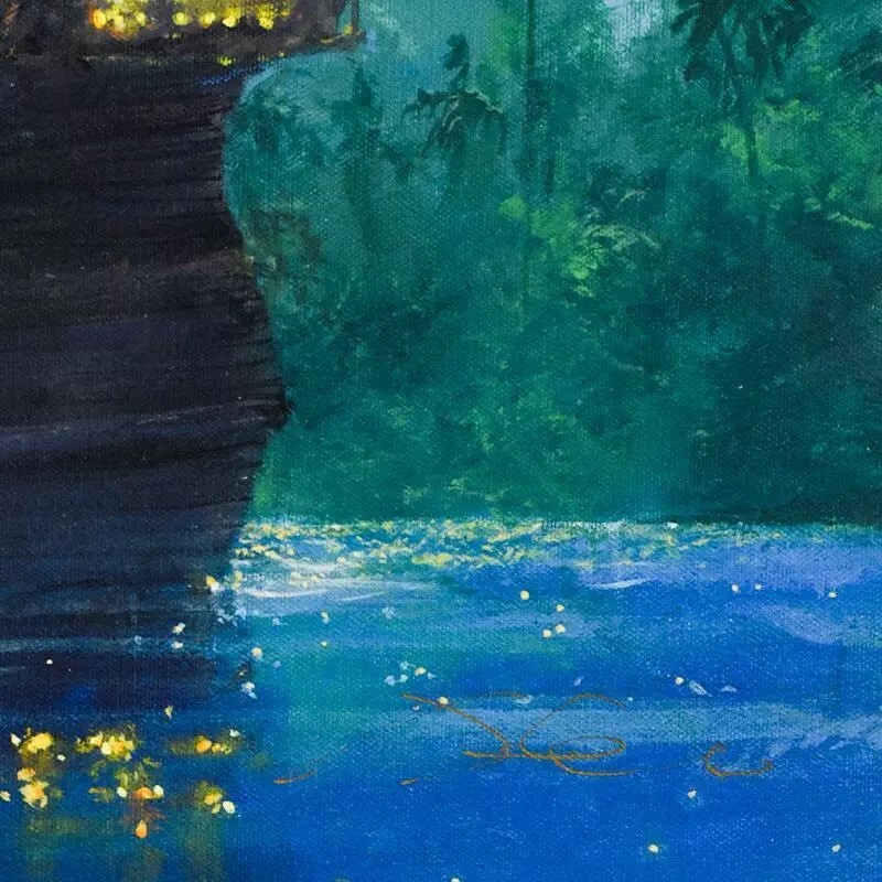 James Coleman Peter "Pan on Board" Hand Signed Canvas Limited Ed.Disney Fine Art gallery