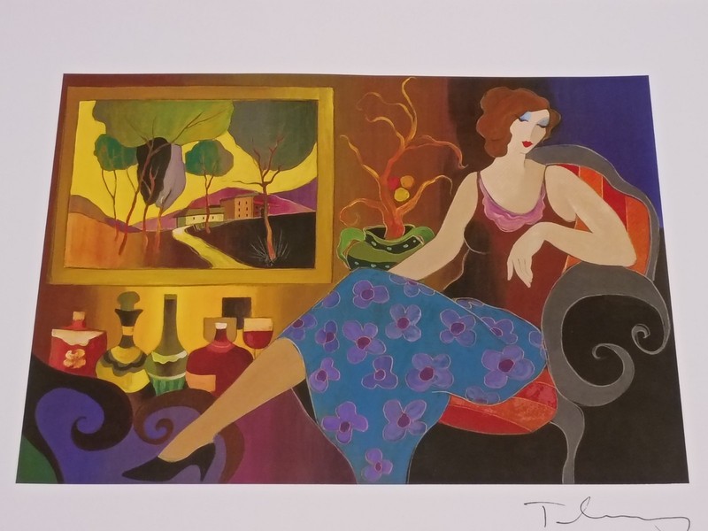 TARKAY, ITZCHAK Signed "#15 Simple Elegance" 9.5/8x12 Lithograph (Park West COA) gallery