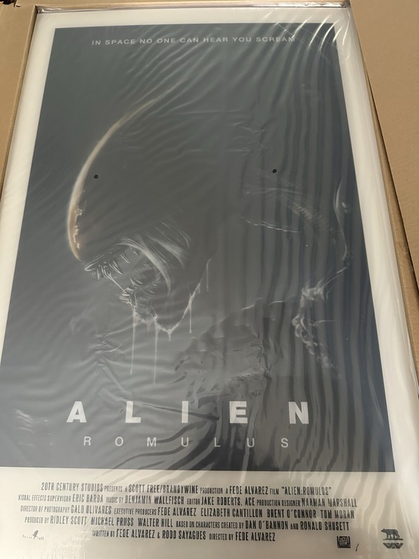 Alien Romulus 3D Lenticular Plex Poster #38/65 By Pablo Olivera BNG
