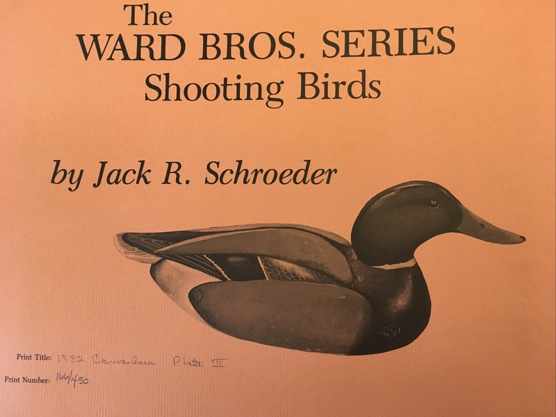 Ward Bros Series, SHOOTING BIRDS, 6 Prints, J. Schroeder, Decoys***RARE*** gallery