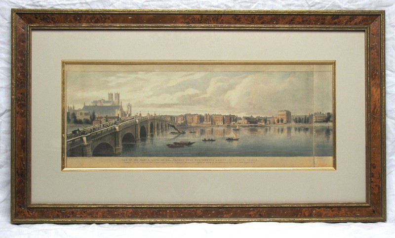 Set of 3 Framed Prints~ Sir Frederick Trench ~Improvements to Thames Embankment
