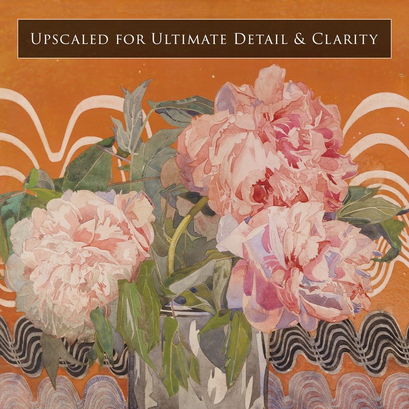 Art print Mackintosh Peonies 1920 flower Art poster gallery wall Art vintage gallery