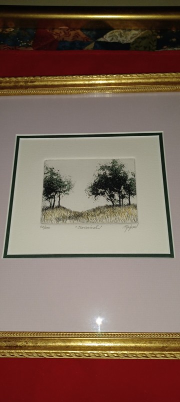 Dale Rayburn "Crosswind" Colored Etching Signed Numbered 112/200. Beautiful. gallery