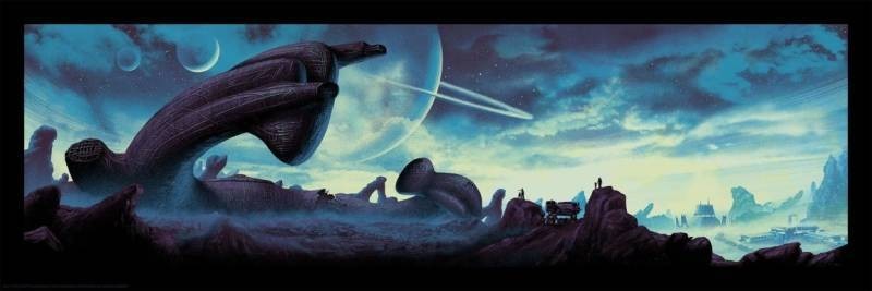 Alien - Should We Take a Look Inside - Mark Englert Screenprint AP 1/10 gallery