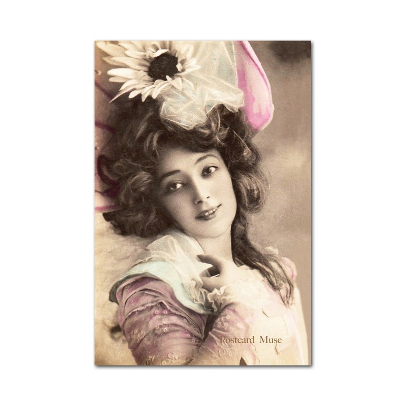 Actress Anna Held Vintage Image 4×6 Art Paper Print