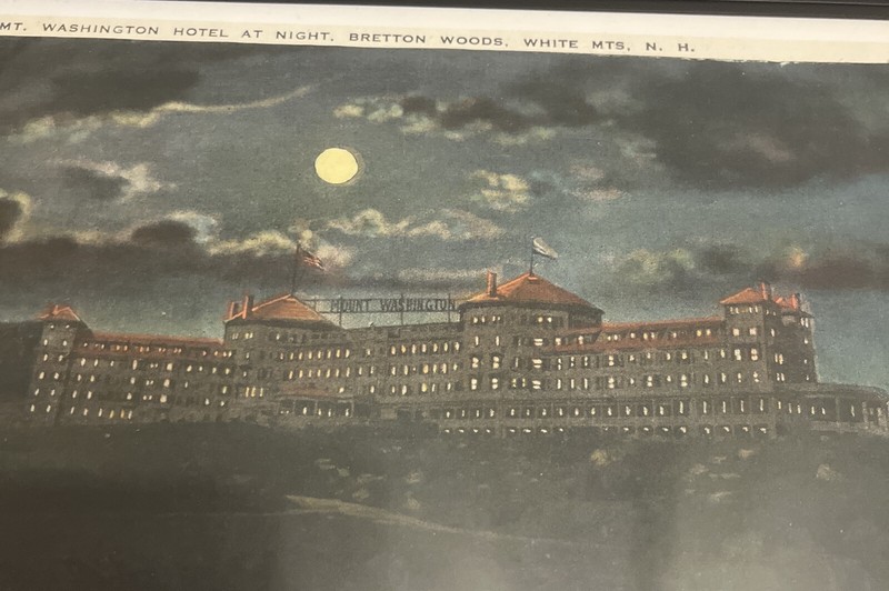 The Mt. Washington Hotel Print Framed 11 1/4” X 15 1/4” Bretton Woods White Mts gallery