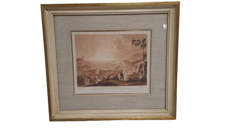 Claude Lorrain Earlom Engraving Plate 89 Liber Veritatis c.1776 Antique Print