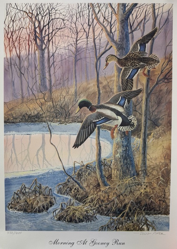 “Morning At The Gooney Run” By Doug Pifer for Ducks Unlimited Signed & Numbered