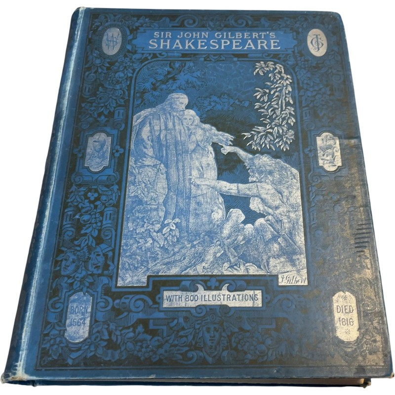 Sir John Gilbert's Shakespeare Howard Staunton Hardcover Illustrated gallery