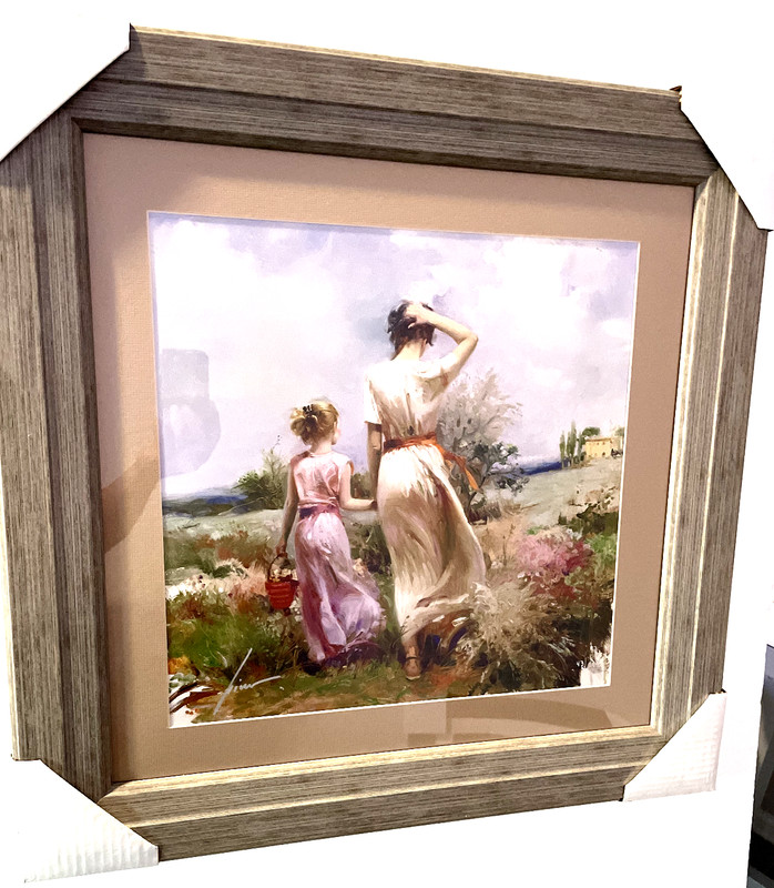 🔥 PINO «Tuscan Stroll» Glicee 2009 Artist & Printer Proof FraMED
