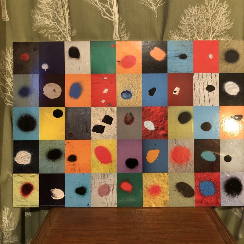Ikea Pop Art Print on Board SOLMYRA Dot by Sharon Elphick 1999 Vintage 70×50 cm